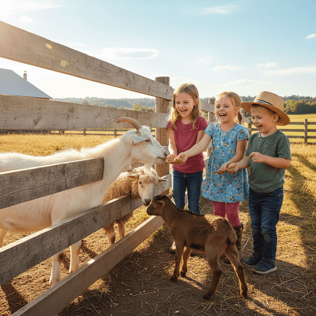 A quieter moment on the farm — accent