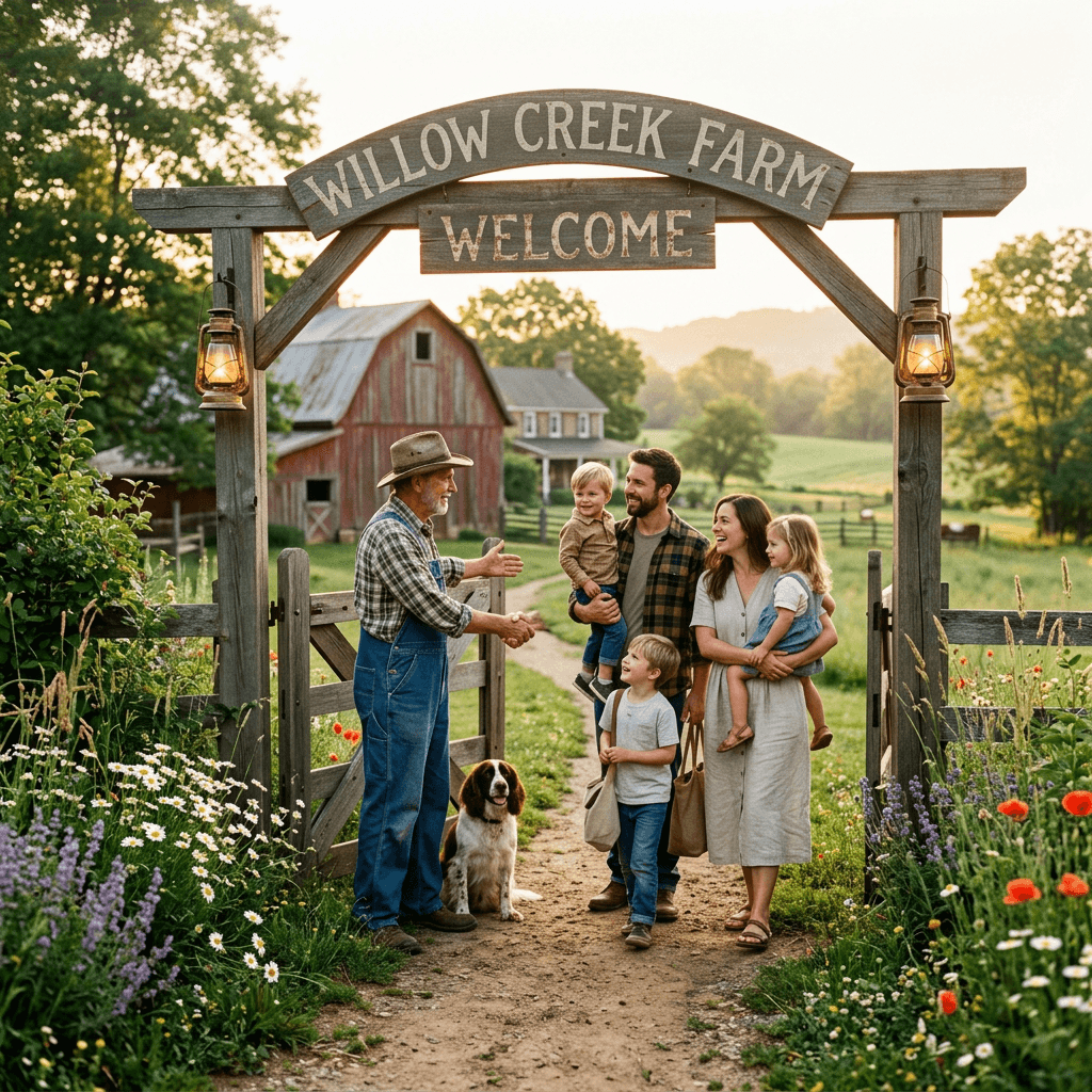Welcome at the barn