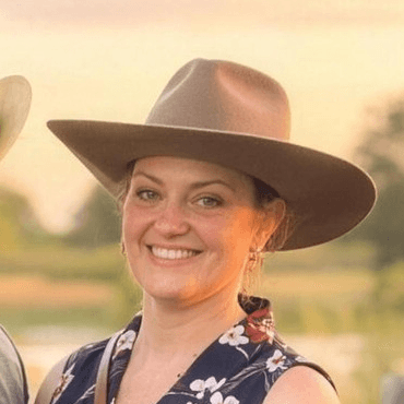 Tori Bell at the farm